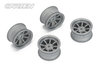 NBA264 8 Spoke Wheels 4.0mm Offset (Grey)